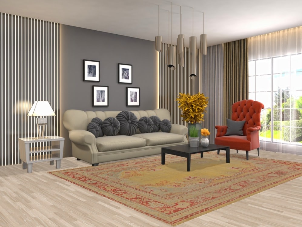 Pre-1900 Antique Vegetable Dye Oushak Turkish Area Rug 7x10 - 2