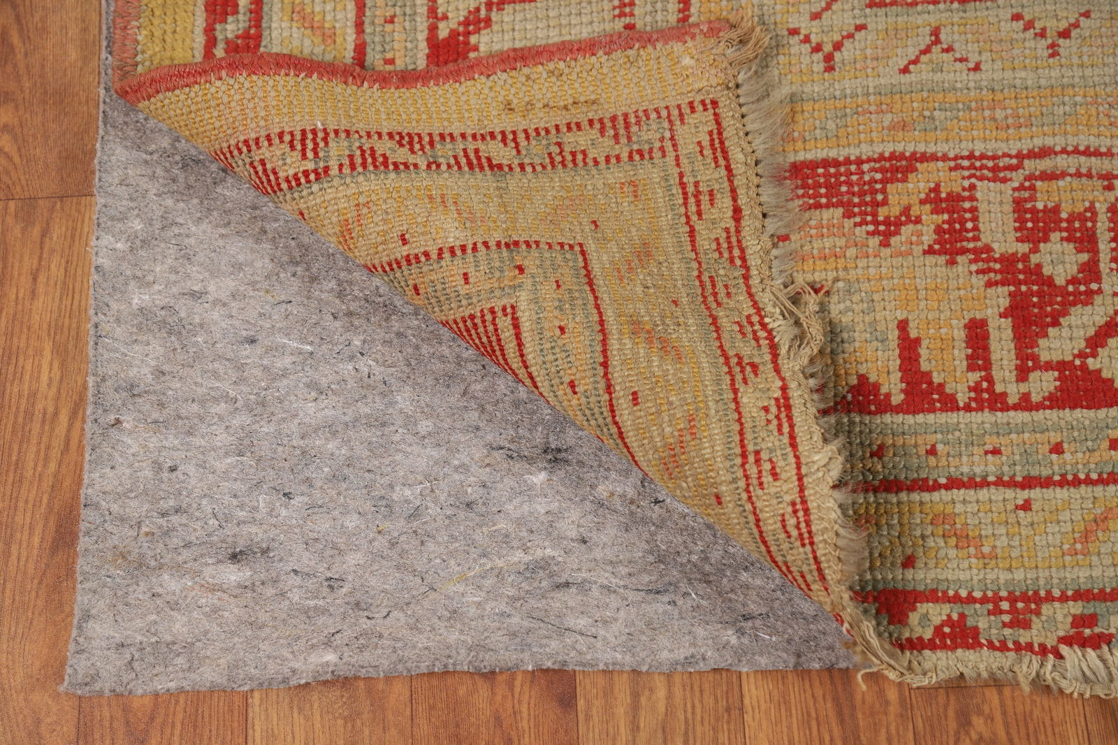 Pre-1900 Antique Vegetable Dye Oushak Turkish Area Rug 7x10 - 8