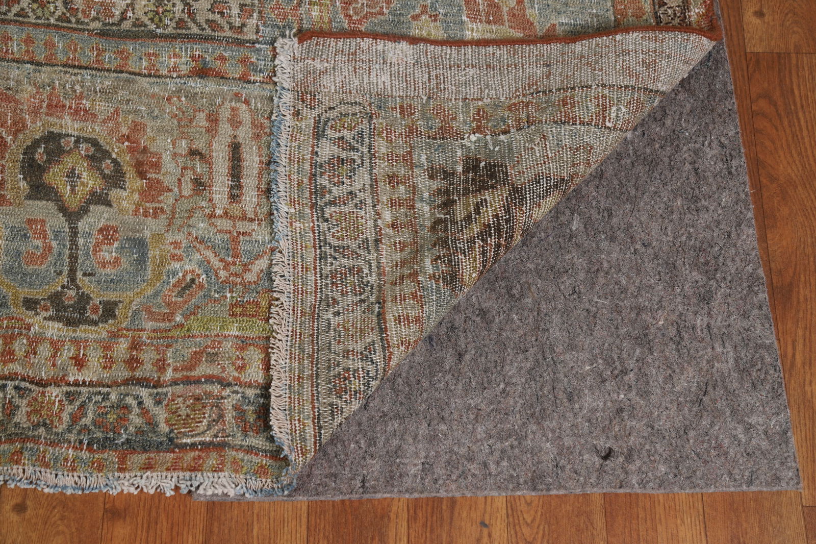 Pre-1900 Antique Vegetable Dye Bakhtiari Persian Large Rug 12x16 - 8