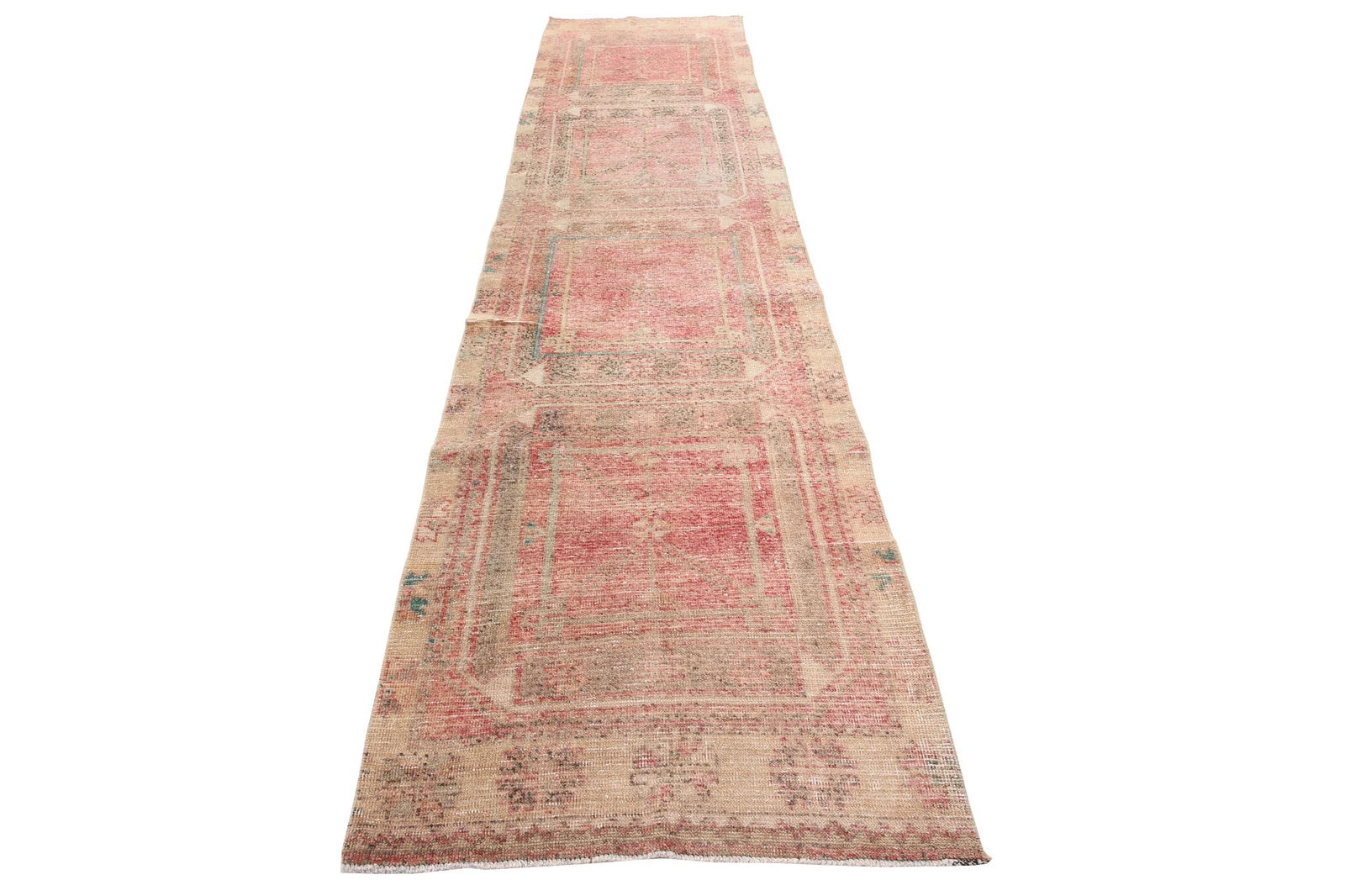 2'10'' x 11'11'' Turkish Vintage Runner Rug - 5688 - 20