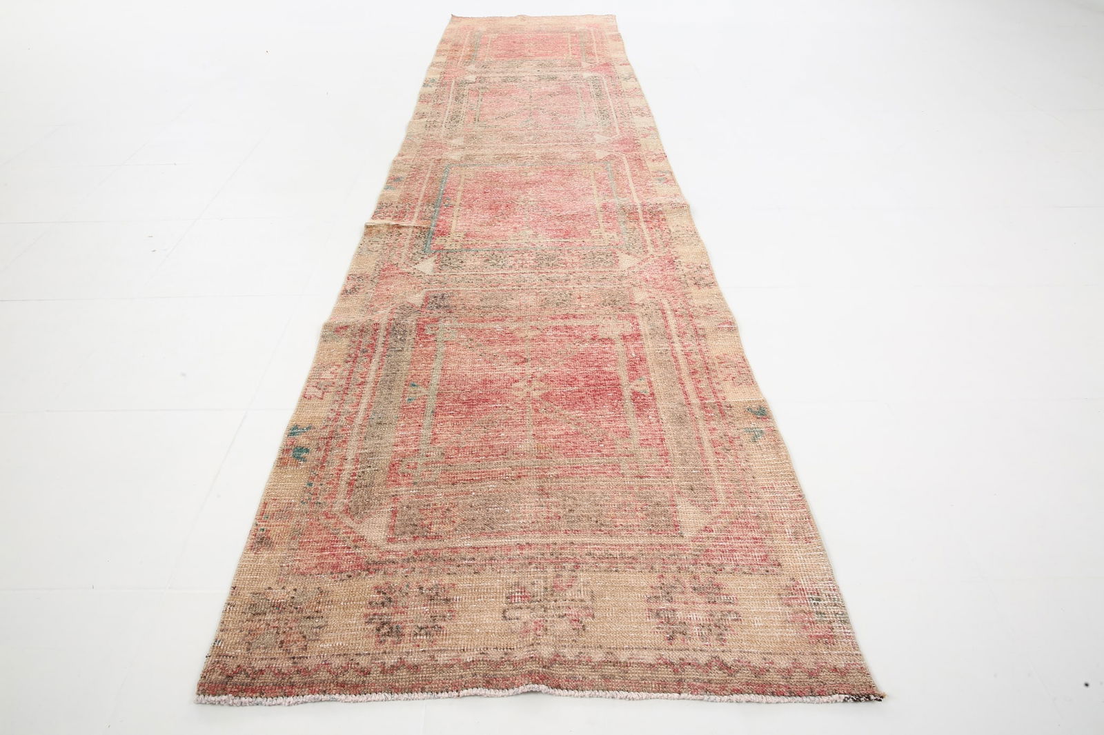 2'10'' x 11'11'' Turkish Vintage Runner Rug - 5688 - 3
