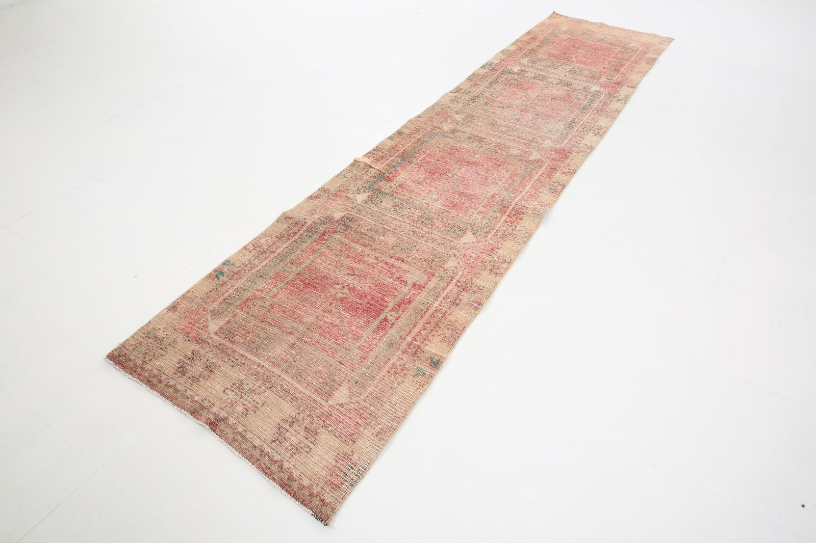 2'10'' x 11'11'' Turkish Vintage Runner Rug - 5688 - 4