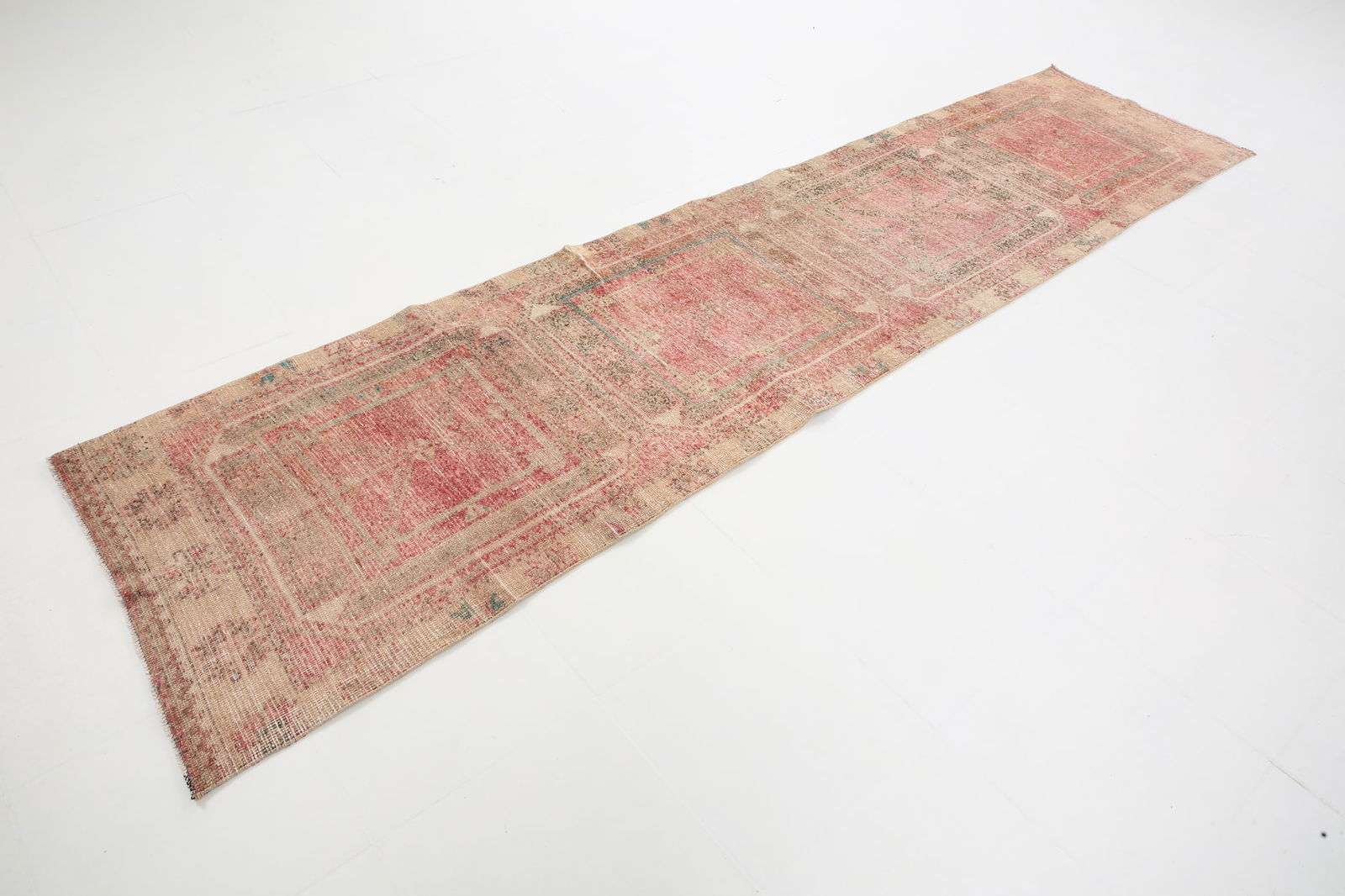 2'10'' x 11'11'' Turkish Vintage Runner Rug - 5688 - 6
