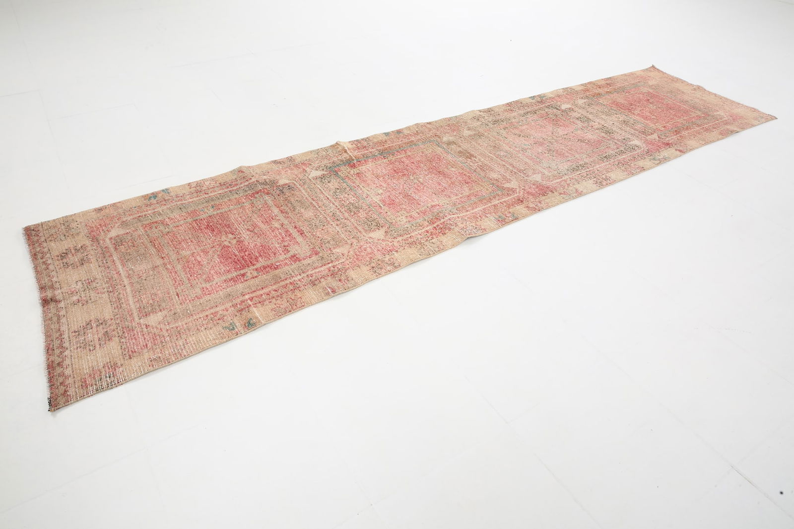 2'10'' x 11'11'' Turkish Vintage Runner Rug - 5688 - 7