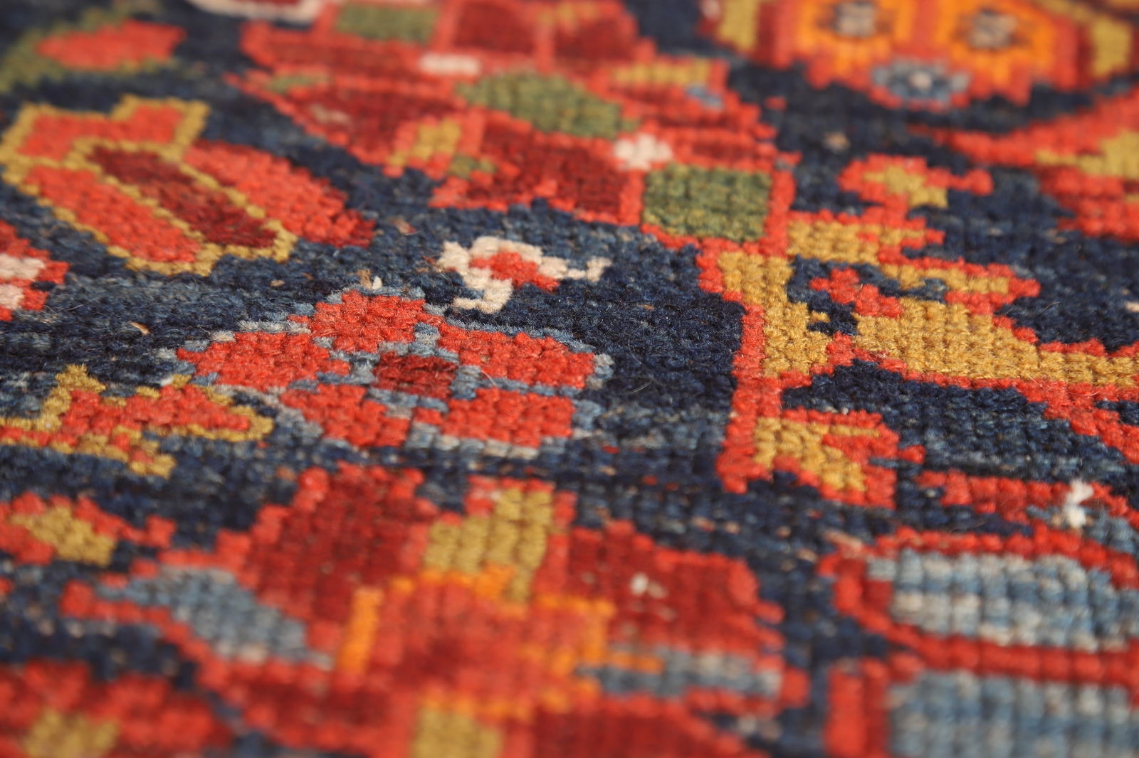 Pre-1900 Antique Vegetable Dye Malayer Persian Runner Rug 4x16 - 12