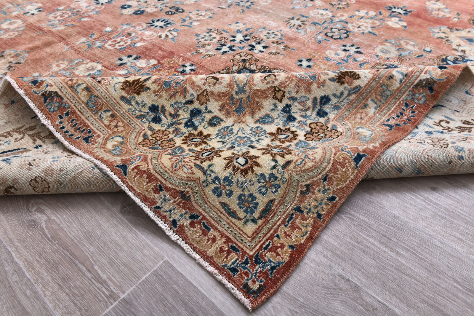 10'5'' x 13'8'' Turkish Vintage Runner Rug - 21762 - 11