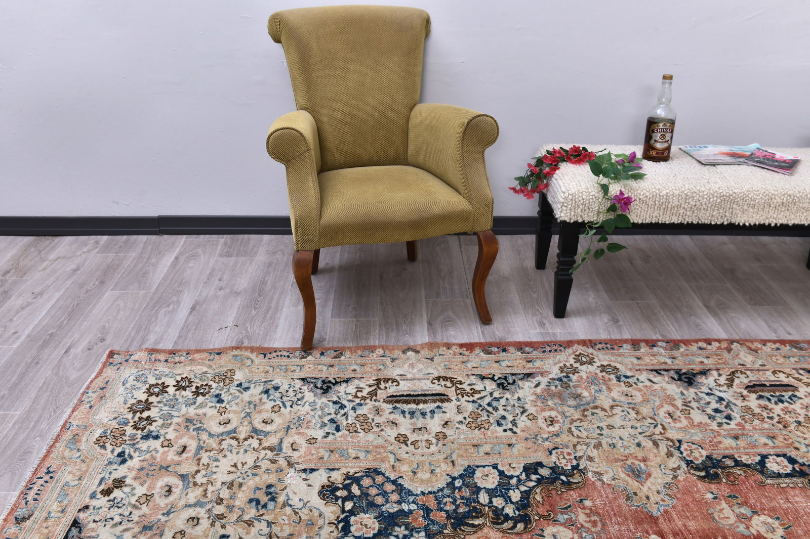 10'5'' x 13'8'' Turkish Vintage Runner Rug - 21762 - 14