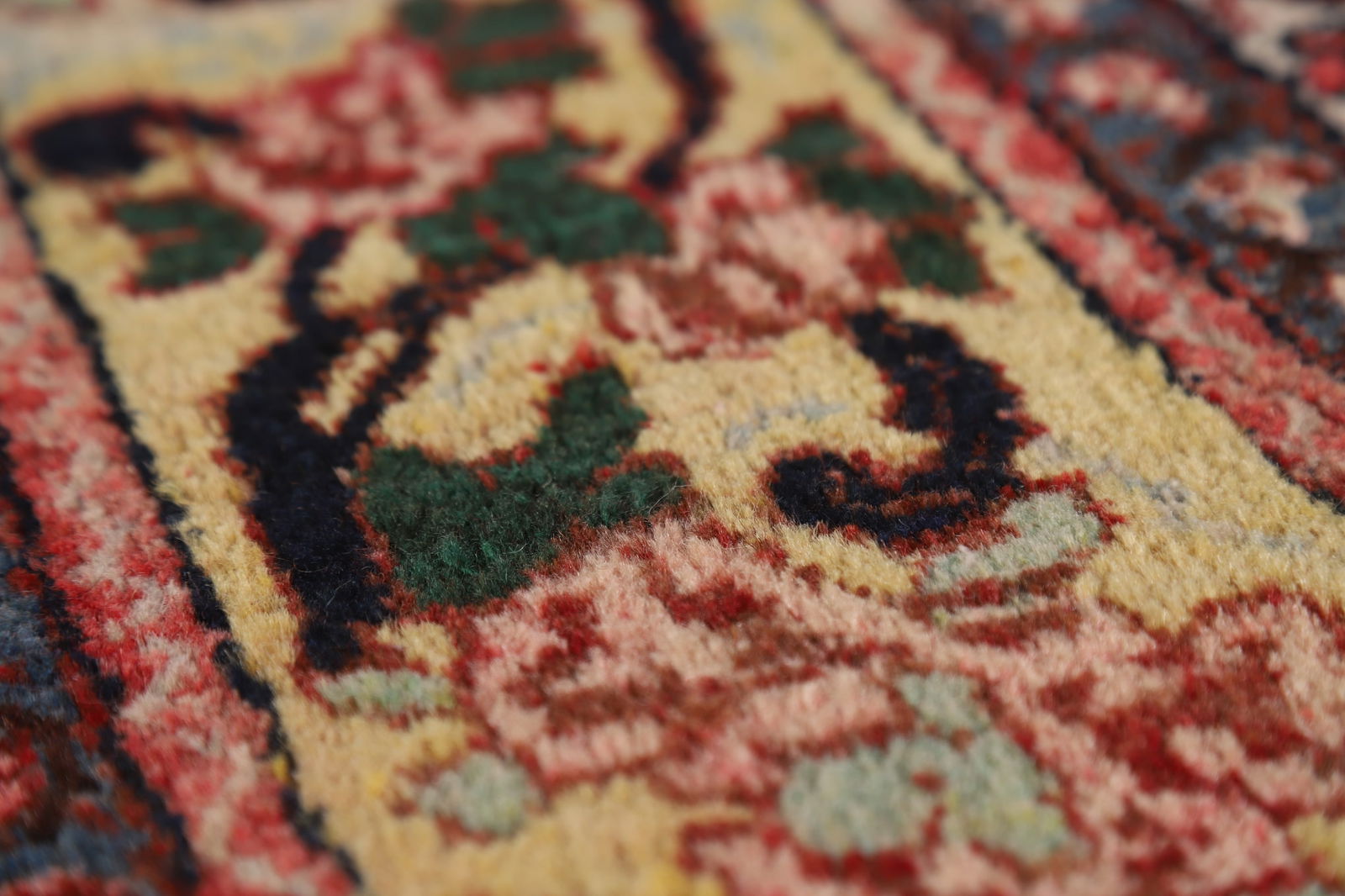 Antique Vegetable Dye Bidjar Persian Area Rug 9x12 - 11