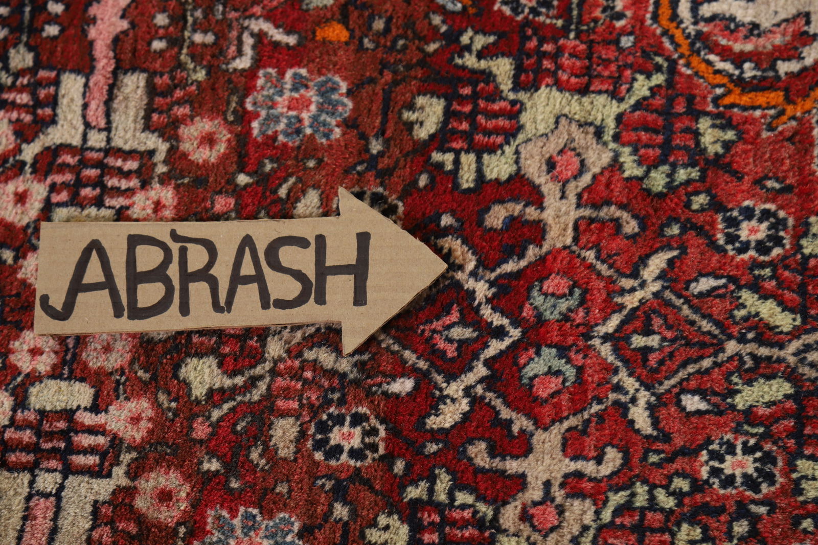 Antique Vegetable Dye Bidjar Persian Area Rug 9x12 - 13