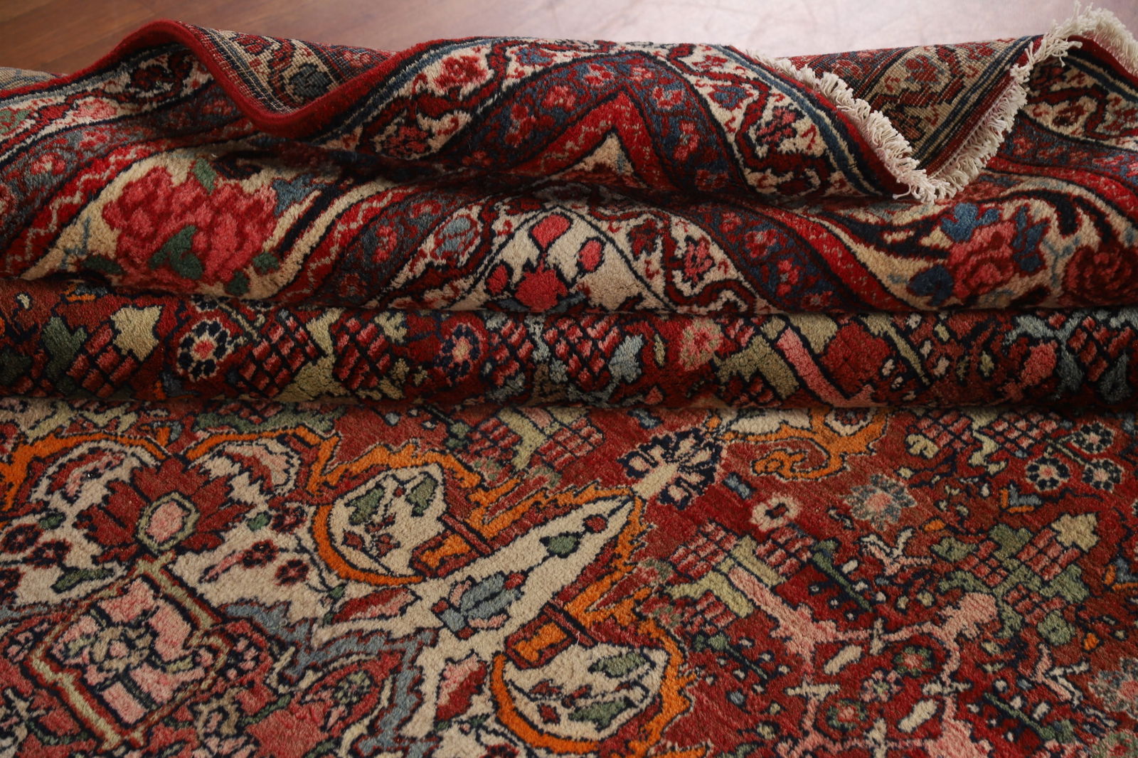 Antique Vegetable Dye Bidjar Persian Area Rug 9x12 - 18