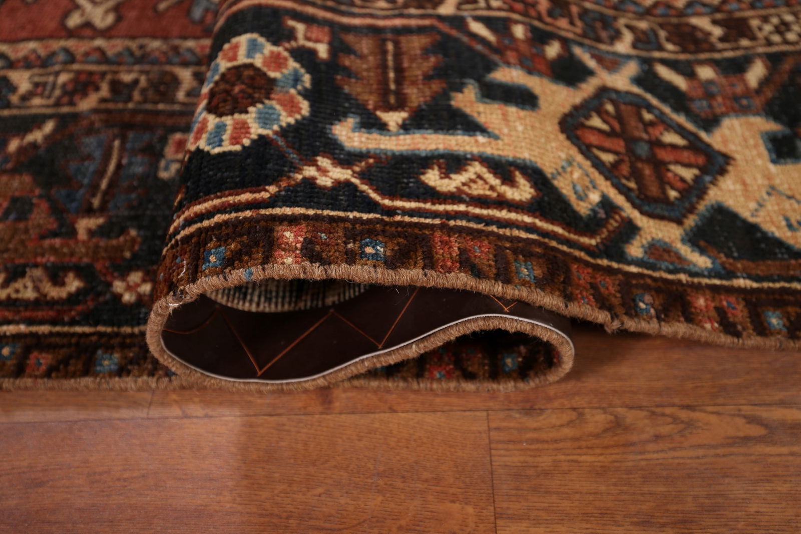 Pre-1900 Antique Heris Serapi Persian Area Rug 7x10 - 15