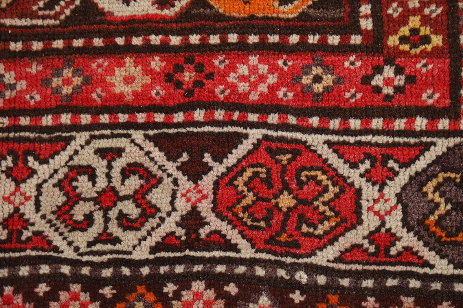 Pre-1900 Antique Vegetable Dye Kazak Oriental Runner Rug 4x10 - 11