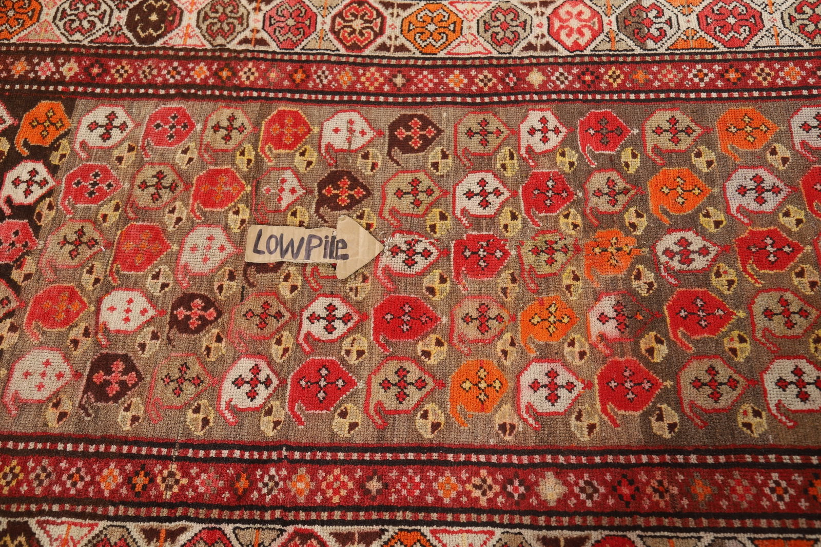 Pre-1900 Antique Vegetable Dye Kazak Oriental Runner Rug 4x10 - 13
