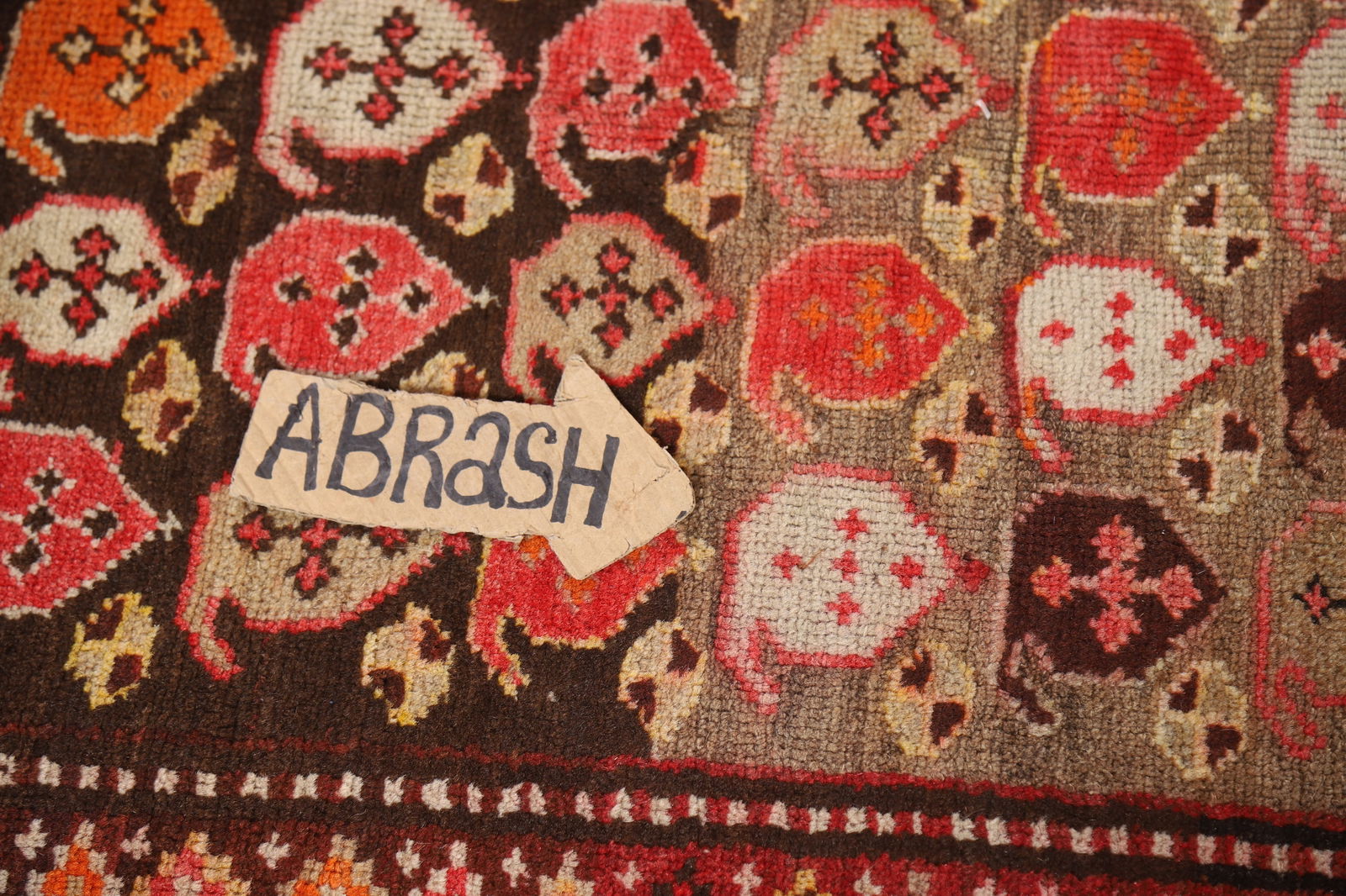 Pre-1900 Antique Vegetable Dye Kazak Oriental Runner Rug 4x10 - 14