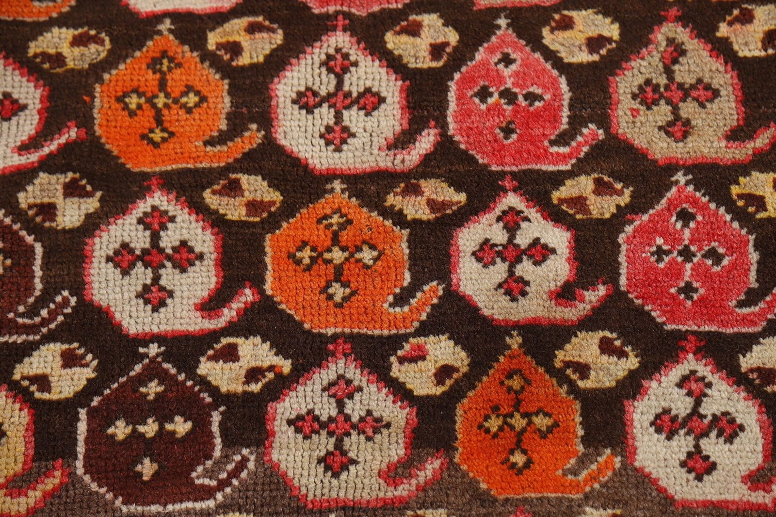 Pre-1900 Antique Vegetable Dye Kazak Oriental Runner Rug 4x10 - 9
