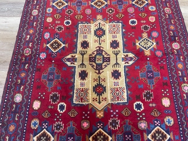 Vintage Persian Joshghan Rug-4561 - 3