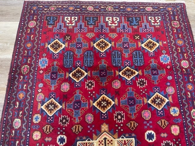 Vintage Persian Joshghan Rug-4561 - 4