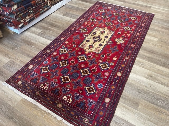 Vintage Persian Joshghan Rug-4561 - 6
