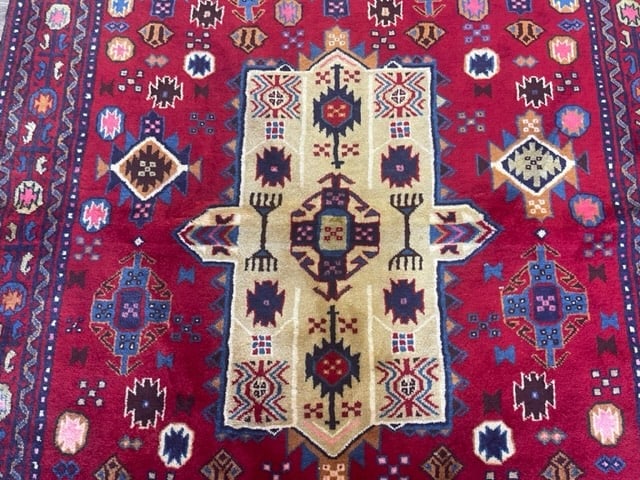 Vintage Persian Joshghan Rug-4561 - 7