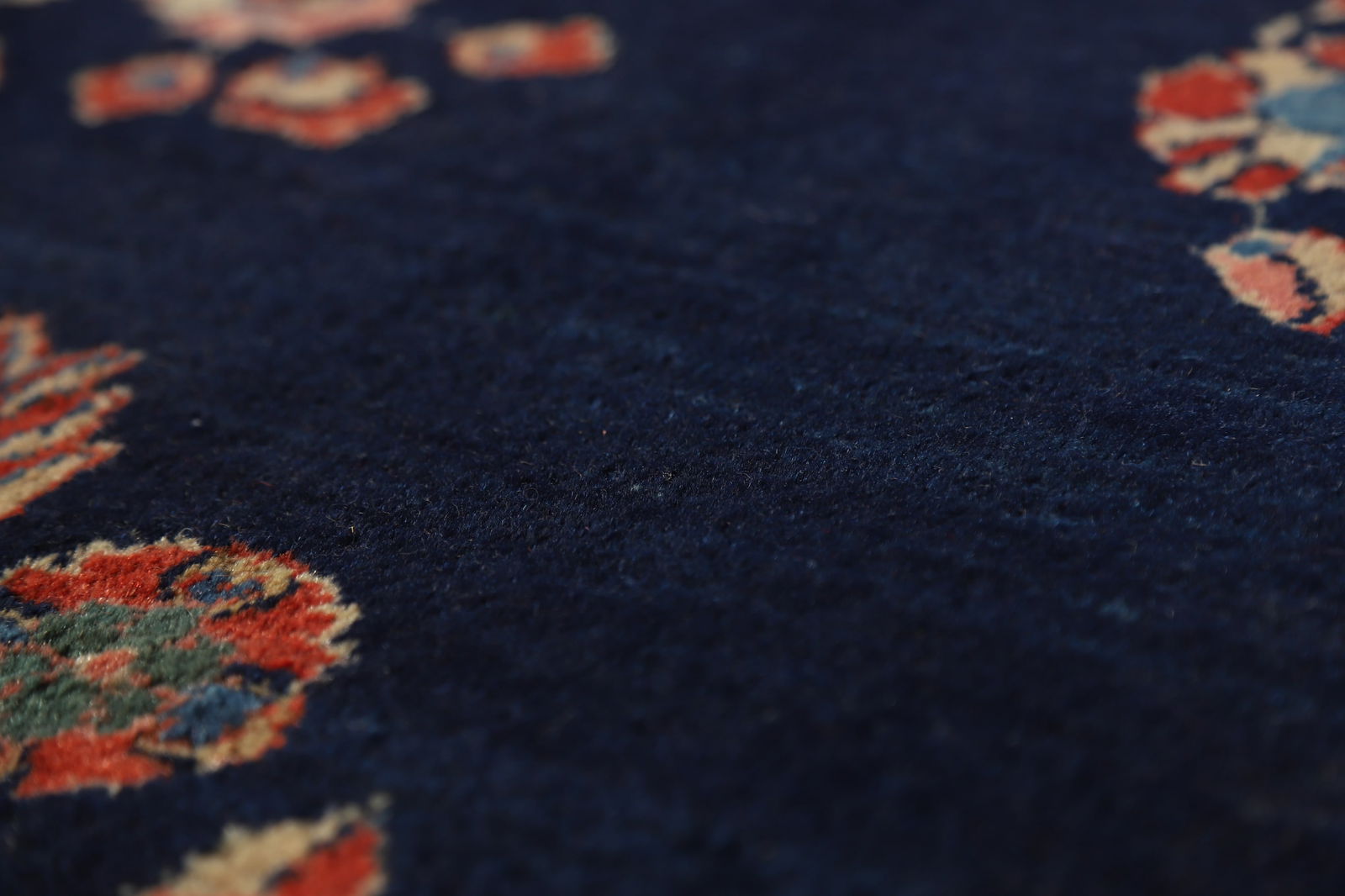 Antique Vegetable Dye Sarouk Mohajeran Persian Large Rug 11x19 - 11