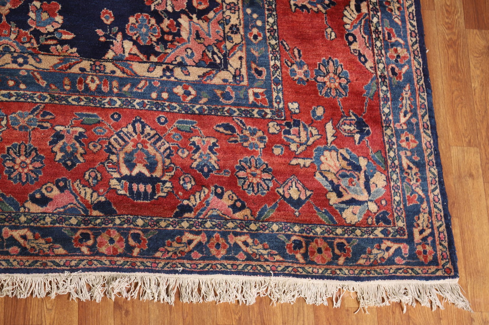 Antique Vegetable Dye Sarouk Mohajeran Persian Large Rug 11x19 - 5
