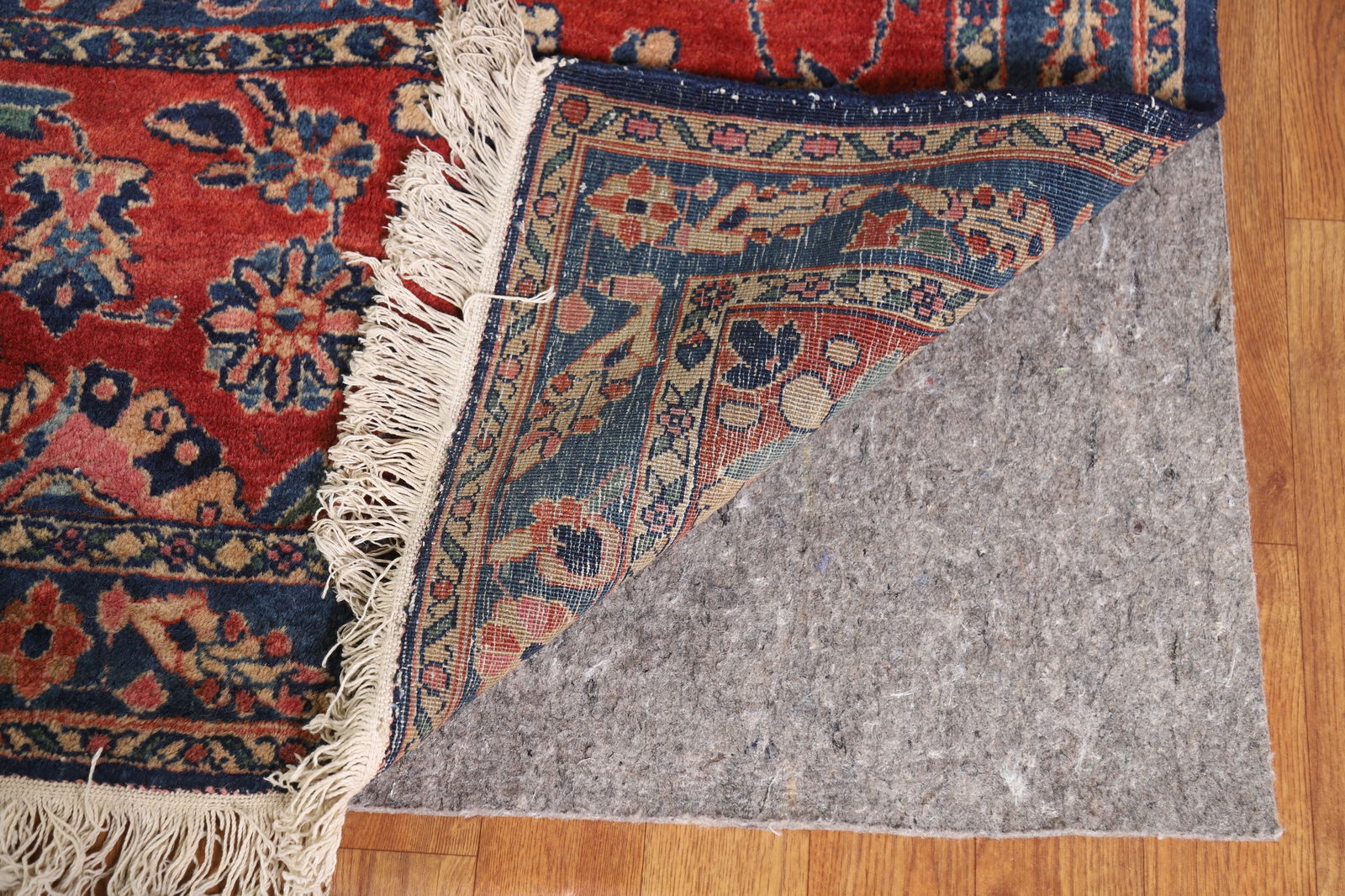 Antique Vegetable Dye Sarouk Mohajeran Persian Large Rug 11x19 - 8