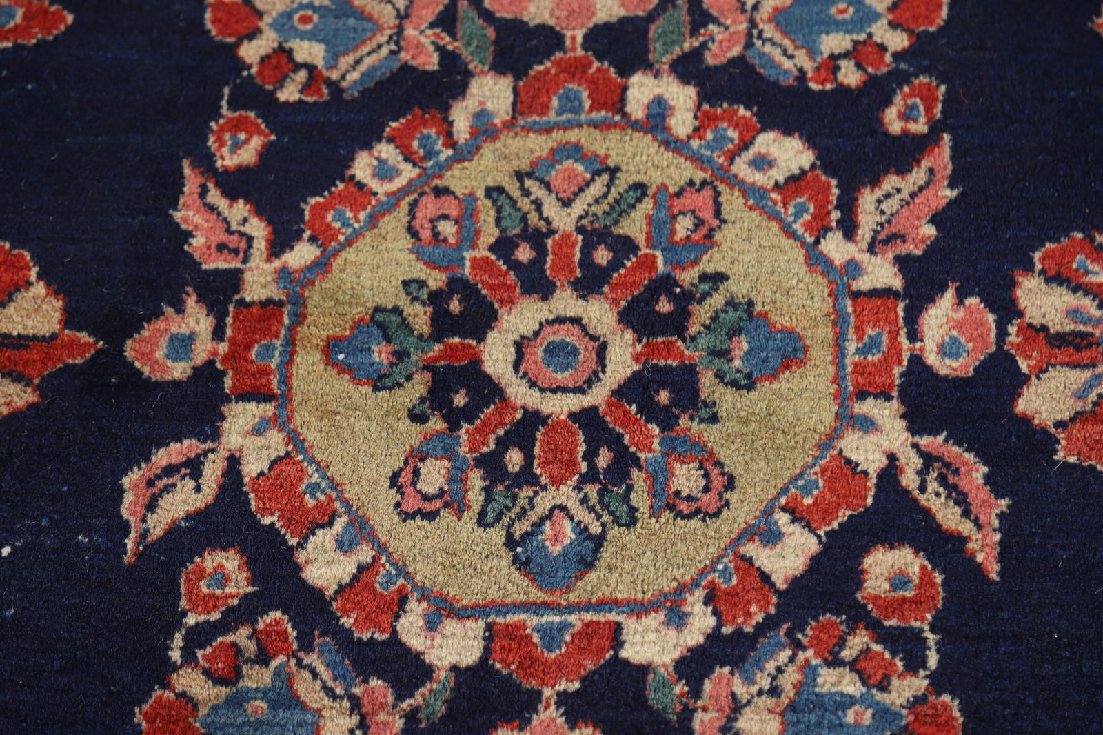 Antique Vegetable Dye Sarouk Mohajeran Persian Large Rug 11x19 - 9