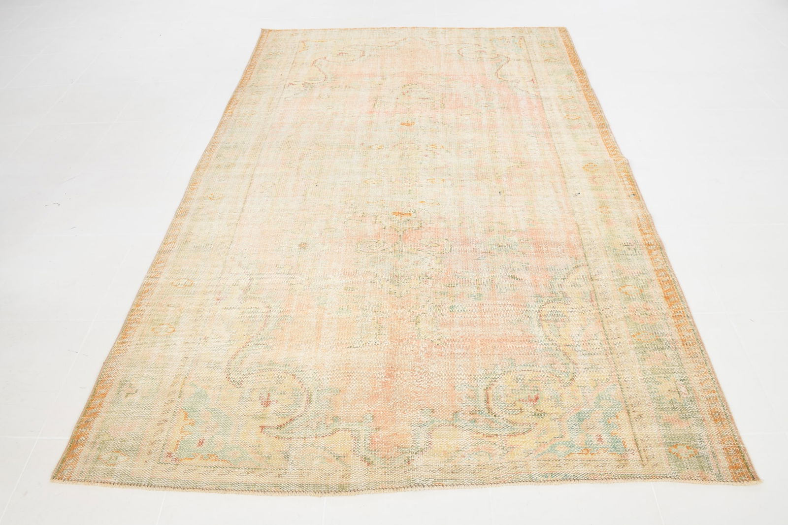 5'11'' x 9'0'' Vintage Wool Runner Rug - 17594 - 16