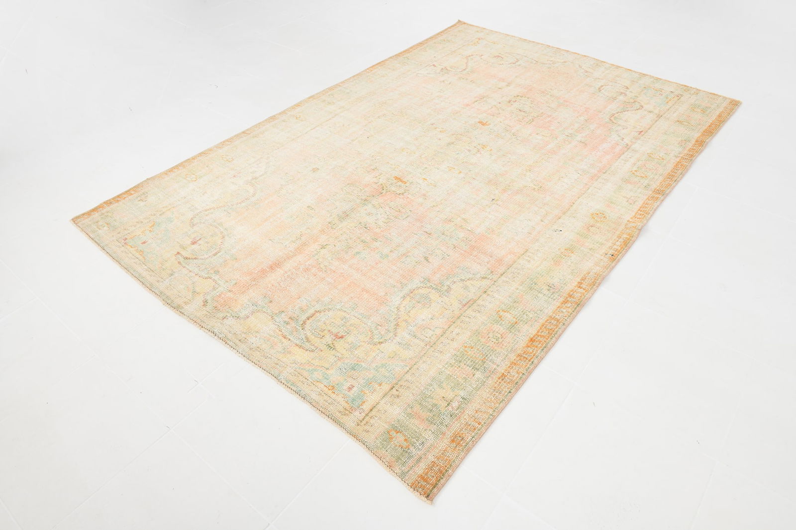 5'11'' x 9'0'' Vintage Wool Runner Rug - 17594 - 17