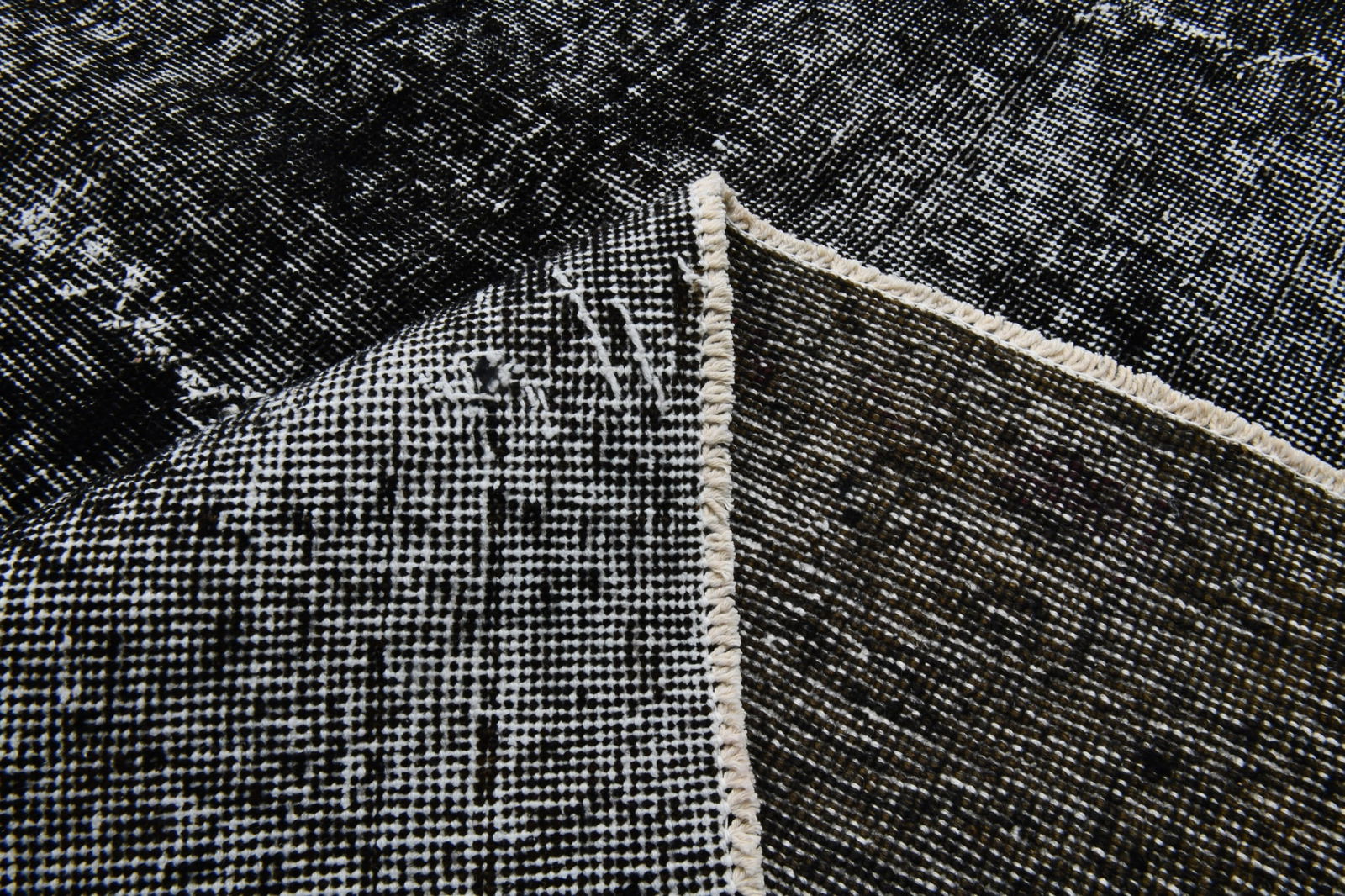 7'0'' x 10'11'' Handmade Vintage Wool Rug - 21959 - 14