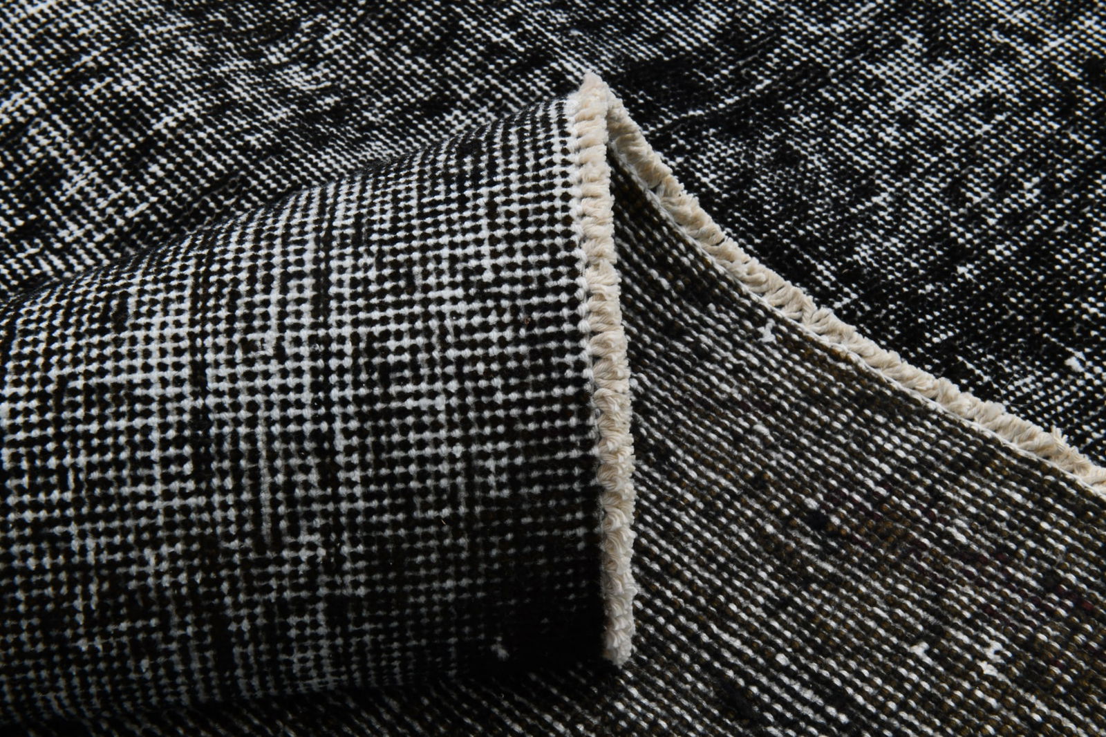 7'0'' x 10'11'' Handmade Vintage Wool Rug - 21959 - 15