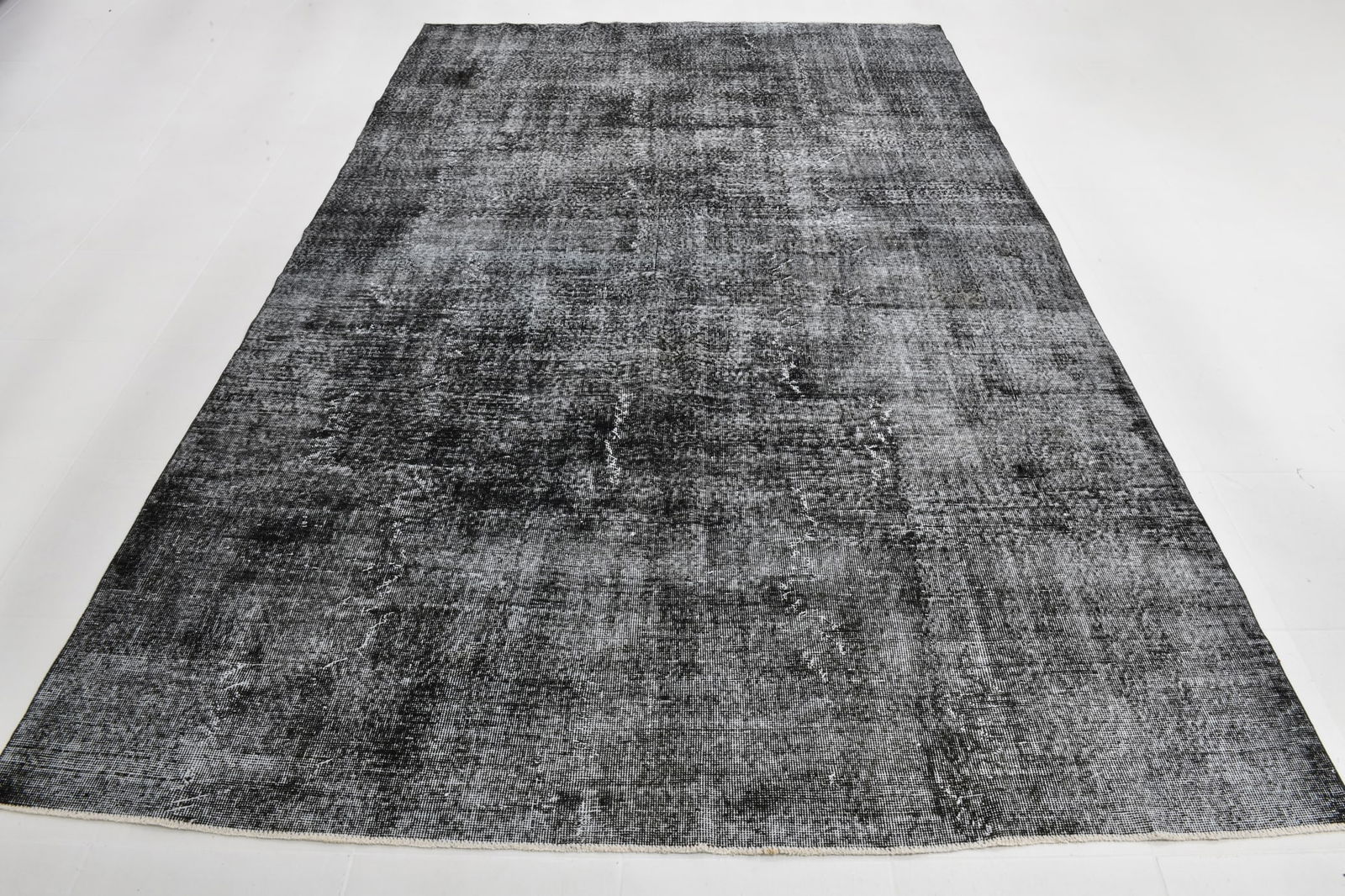 7'0'' x 10'11'' Handmade Vintage Wool Rug - 21959 - 17