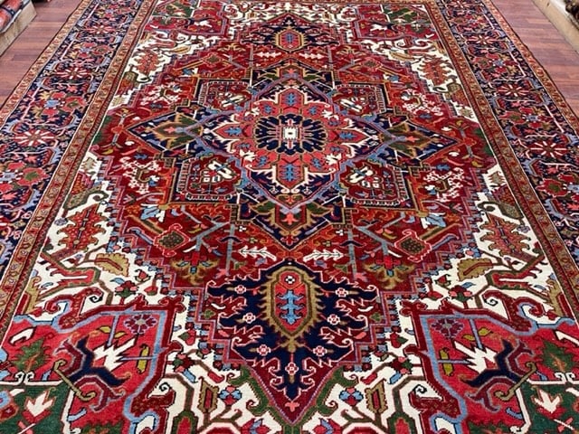 Antique Persian Heriz-4993 - 3