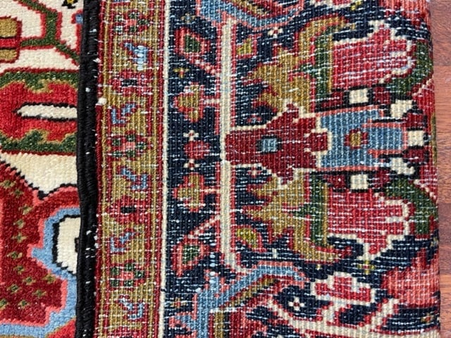Antique Persian Heriz-4993 - 9