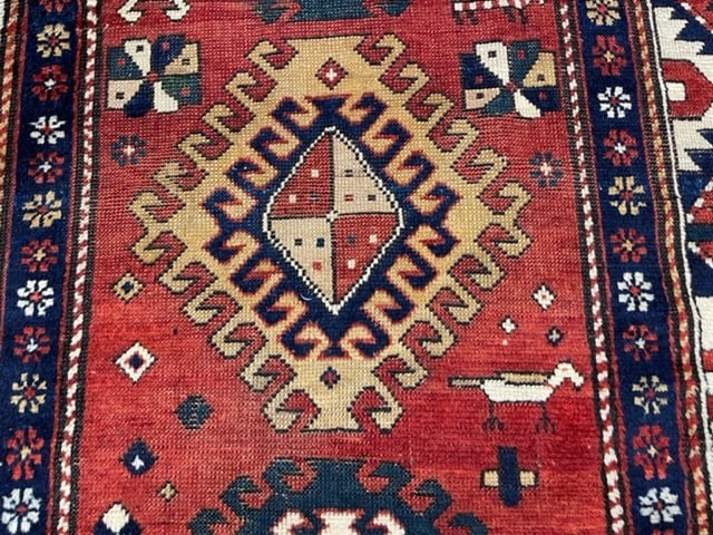 Antique Kazak Caucasian Rug-5060 - 4