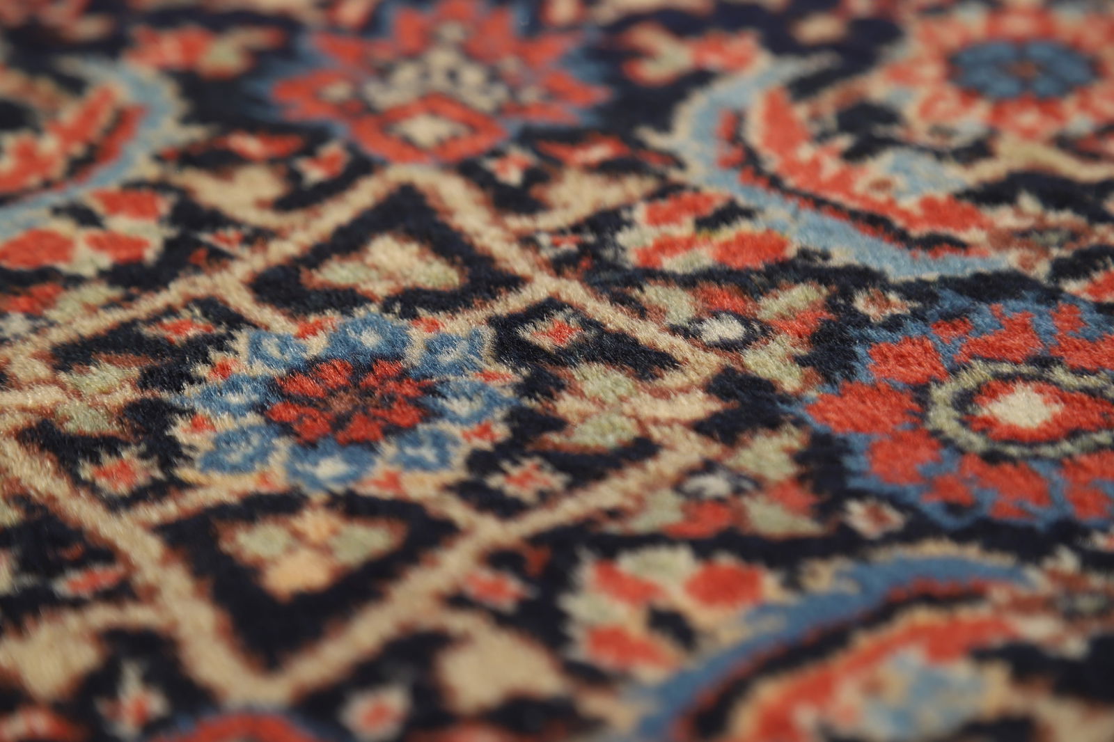 Antique Vegetable Dye Bidjar Persian Wool Rug 4x7 - 10