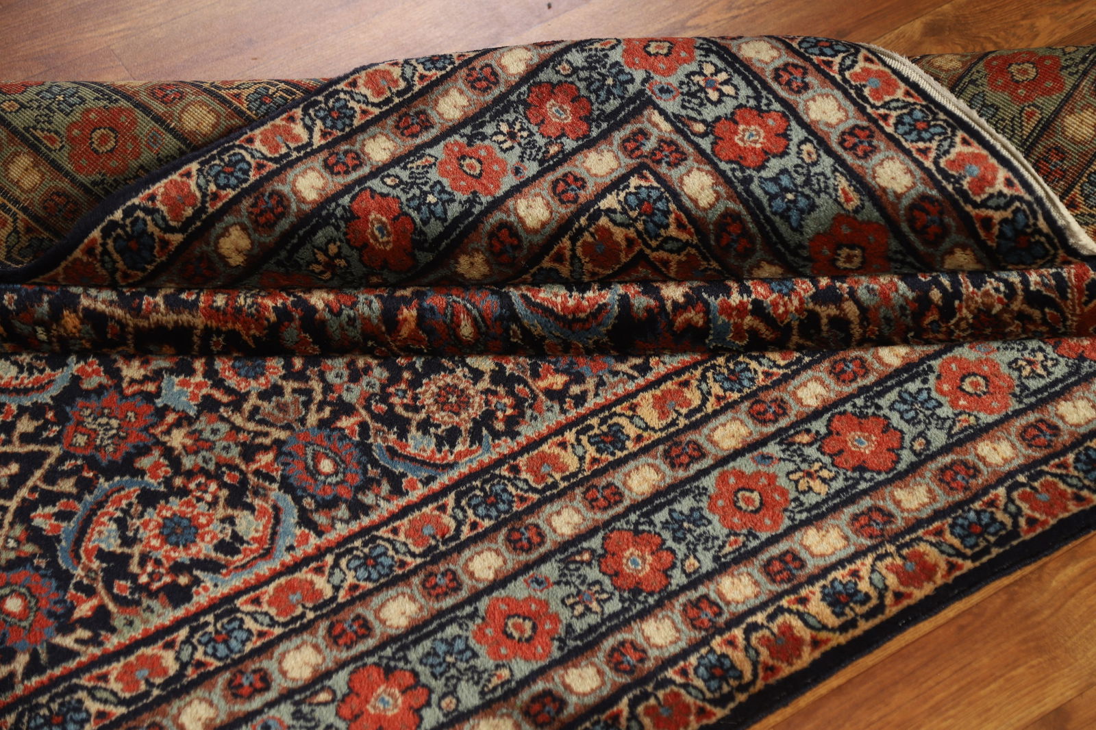 Antique Vegetable Dye Bidjar Persian Wool Rug 4x7 - 14