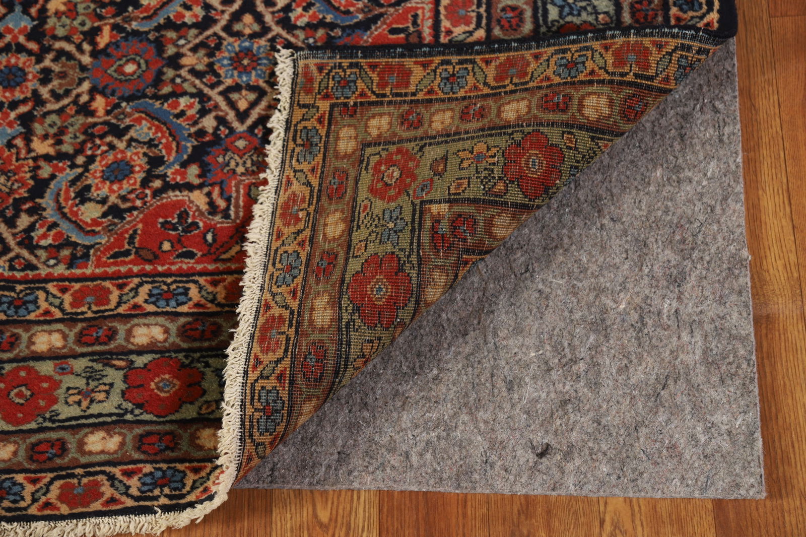 Antique Vegetable Dye Bidjar Persian Wool Rug 4x7 - 8