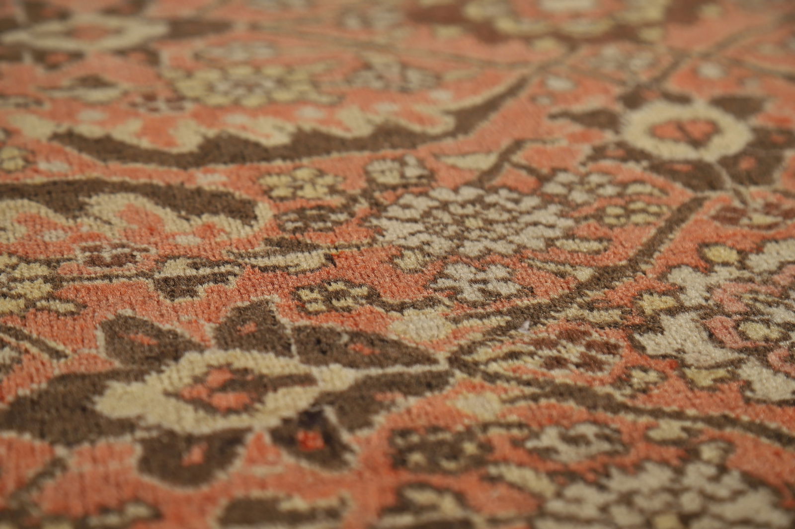 Antique Orange Sultanabad Persian Area Rug 8x12 - 11