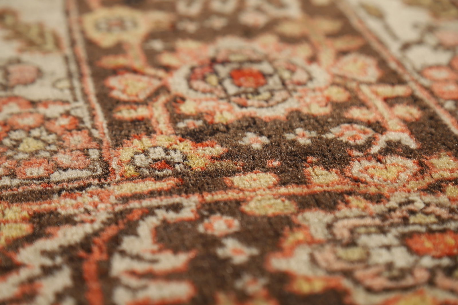 Antique Orange Sultanabad Persian Area Rug 8x12 - 12