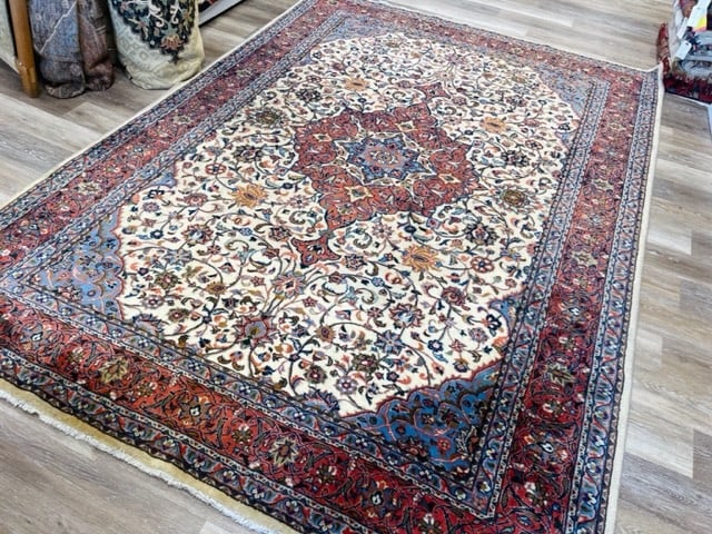 Vintage Persian Sarouk Rug-4405 - 10