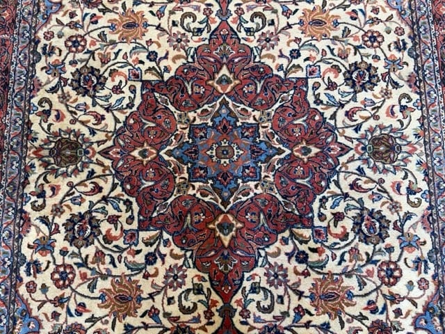 Vintage Persian Sarouk Rug-4405 - 3