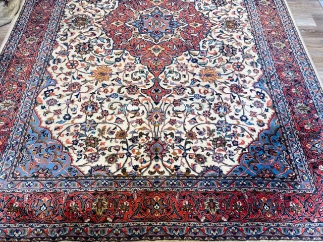 Vintage Persian Sarouk Rug-4405 - 7