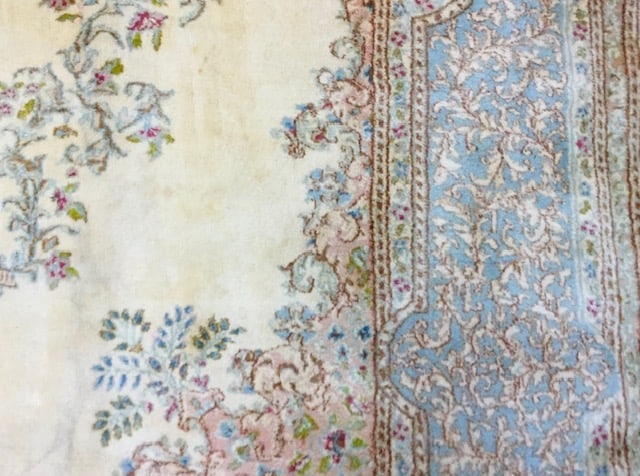 Antique Persian kirman rug-1836 - 5