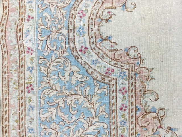 Antique Persian kirman rug-1836 - 8