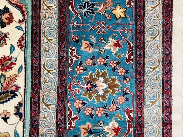 Fine Vintage Persian Tabriz rug-4975 - 5