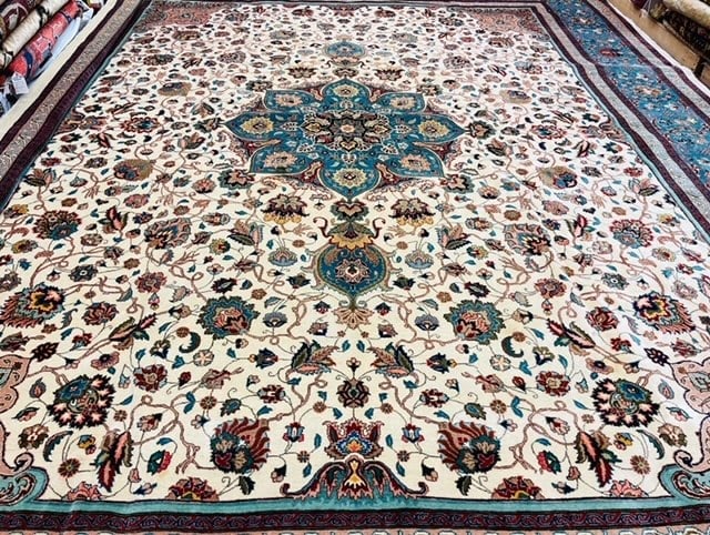 Fine Vintage Persian Tabriz rug-4975 - 6