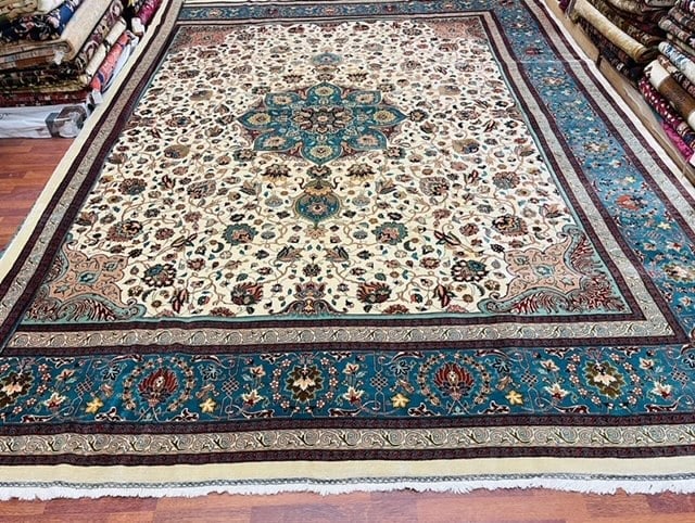 Fine Vintage Persian Tabriz rug-4975 - 8