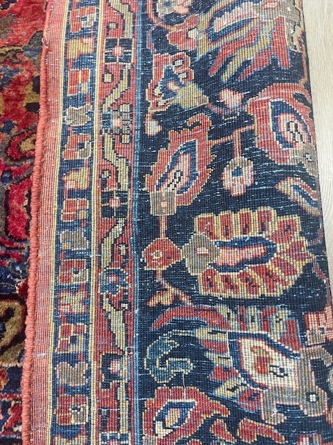 Antique persian Sarouk Rug-VG - 10