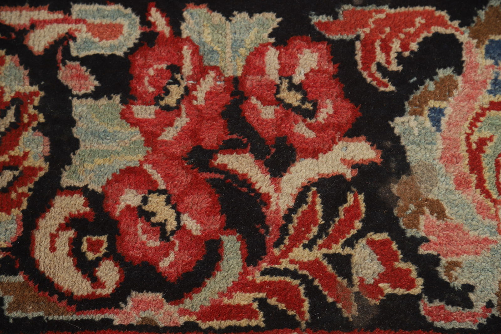 Pre-1900 Antique Vegetable Dye Mahal Persian Area Rug 10x13 - 10